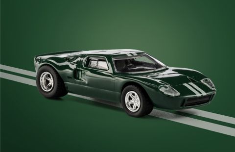 Majorette Bugatti Veyron Super Sport and Ford GT40 MK1 Set of 2 (Silver, Green, Pack of: 2) - Image 3