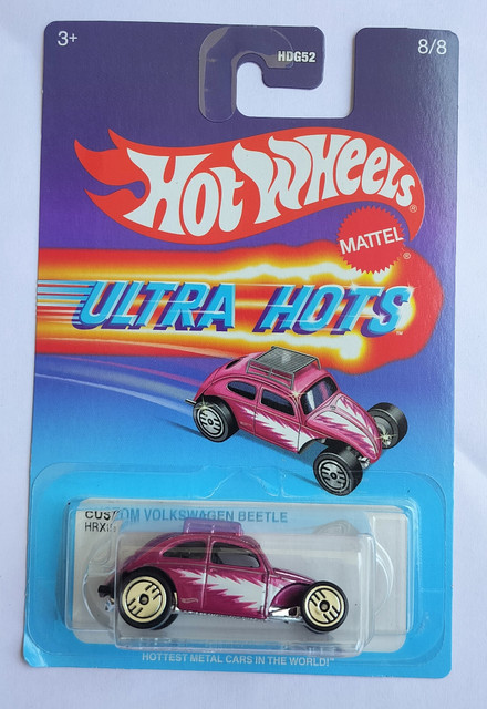 HOT WHEELS HDG52 CUSTOM VOLKSWAGEN BEETLE TOY CAR - HDG52 CUSTOM