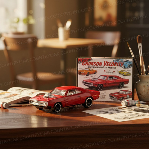 その他 Dilu, Anguillous Charger CSR CountryLink Dodge Charger Mini 1:64 Scale Alloy Model - Dodge