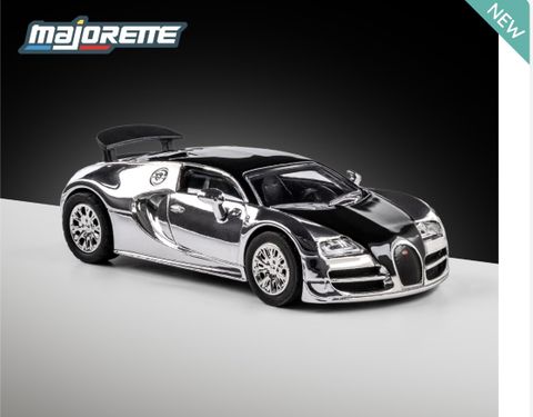 Majorette Bugatti Veyron Super Sport and Ford GT40 MK1 Set of 2 (Silver, Green, Pack of: 2) - Image 5
