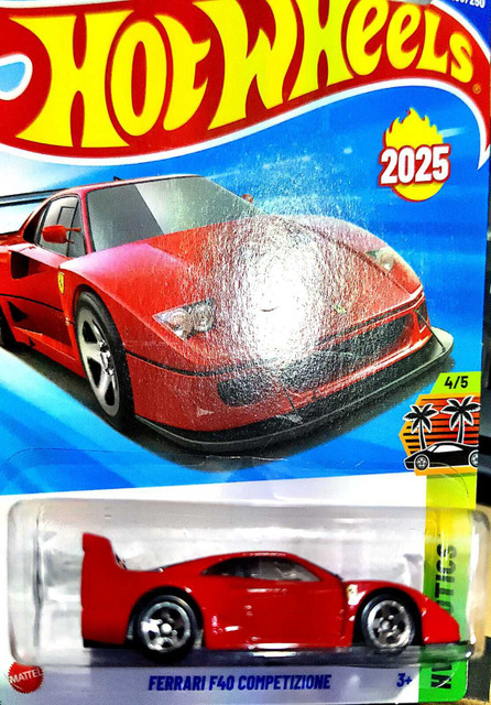 HOT WHEELS HOTWHEELS FERRARI F40 COMPETIZIONE - HOTWHEELS FERRARI