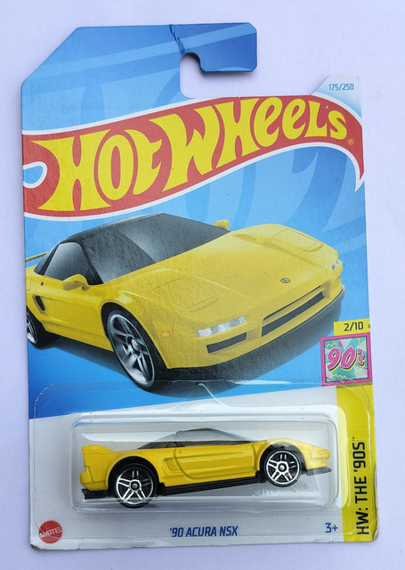 HOT WHEELS HW THE 90S 2/10 90 ACURA NSX TOY CAR - HW THE 90S 2/10