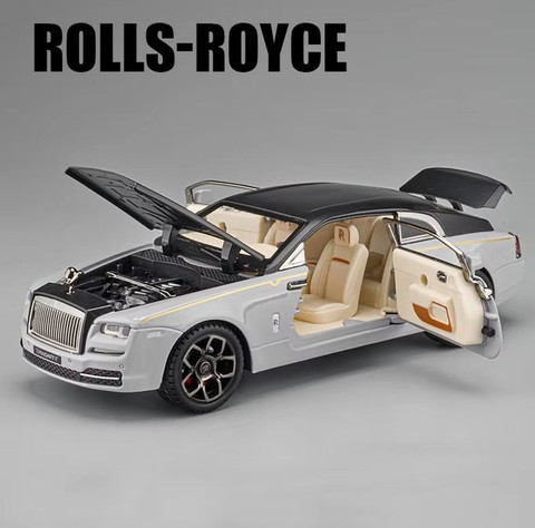 Rolls Royce置物 Zuuluzrs 1:24 Rolls-Royce Spectre Diecast Metal Pull Back Car with
