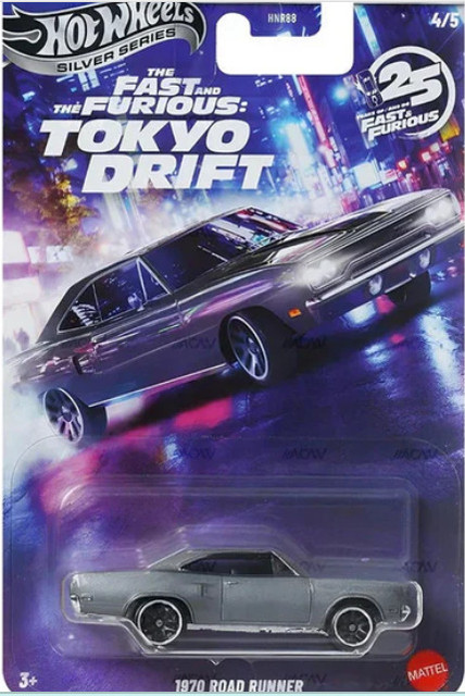 HOT WHEELS 2025 Silver Series Fast & Furious Tokyo Drift 1970 Road
