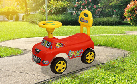 Goyal's City Road Magic Rider Push-Car Ride-On for Kids with Music