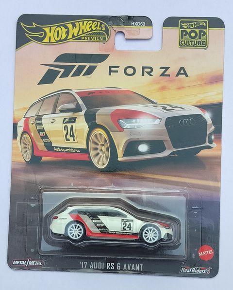 HOT WHEELS PREMIUM 17 AUDI RS 6 AVANT TOY CAR - PREMIUM 17 AUDI RS