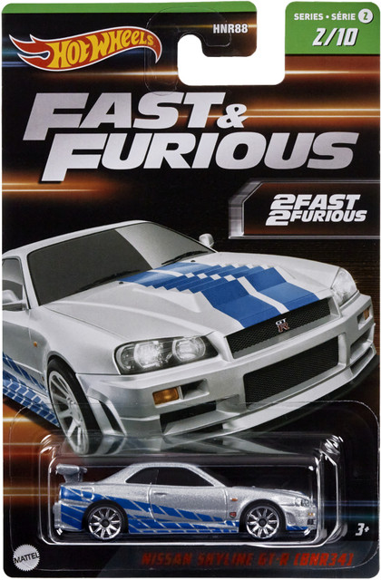 HOT WHEELS Fast & Furious 1:64 Scale Vehicle NISSAN SKYLINE
