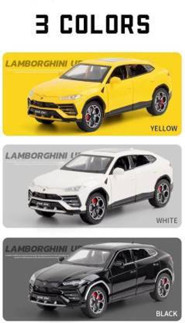 SR Toys 1:24 Lamborghini URUS SUV Pull Back Model car Toys with