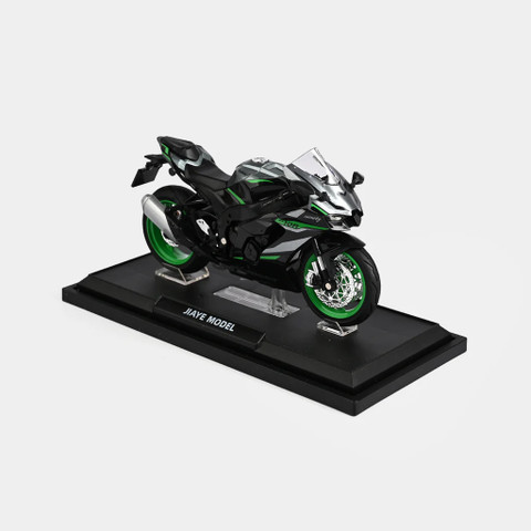 TOYRENTTO 1:12 Kawasaki Ninja ZX-10R Diecast Bike Model Metal Toy