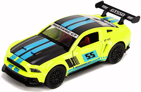 Storex Mustang GT Die Cast Car Metal Sports Car with Push Back Doors  Lights and Sound