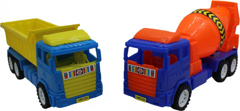 neoinsta shopping Combo of 2 Friction based Blue|Yellow Dumper