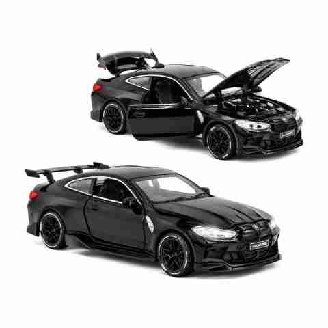 Ragiluxe BMW M4 Diecast 1:32 Model Car Alloy Pull Back Toy - Image 3