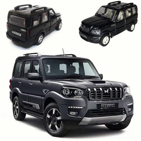 Model Toy Mahindra Scorpio Diecast Model Mahadev Ji Pullback