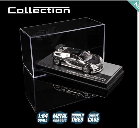 Majorette Bugatti Veyron Super Sport and Ford GT40 MK1 Set of 2 (Silver, Green, Pack of: 2) - Image 6