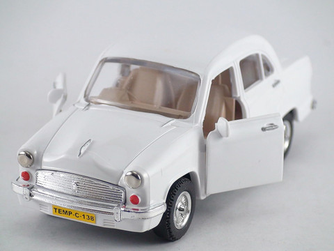 zokato Toys Classic of Ambassador Car (white colour) - Toys