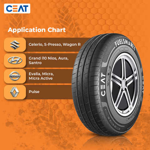 CEAT FUELSMARRT TL 81T 4 Wheeler Tyre Price in India - Buy CEAT