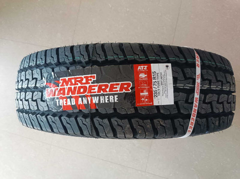 MRF 235/75R15 WANDERER 105S TUBE TYPE TYRE Wheeler Tyre Price in