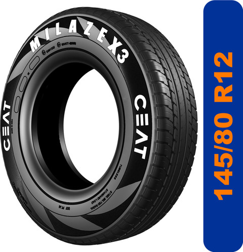 CEAT 145/80R12 MILAZE X3 74T Wheeler Tyre Price in India Buy