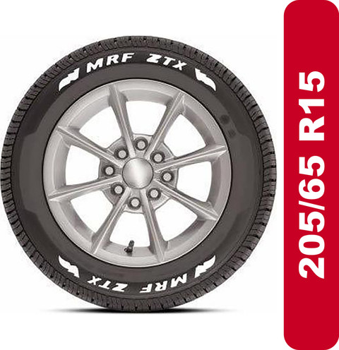 miy205／65R15 MRF ZTX 205/65 R15 94H 4 Wheeler Tyre Price in India - Buy MRF ZTX