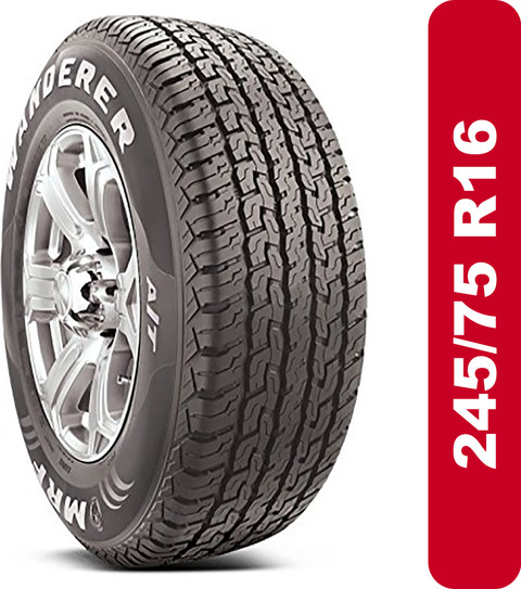 MRF 245/75R16 111T WANDER A/T TUBE LESS TYRE Wheeler Tyre Price