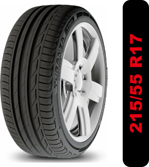 BRIDGESTONE 215/55R17 T001 4 Wheeler Tyre Price in India - Buy