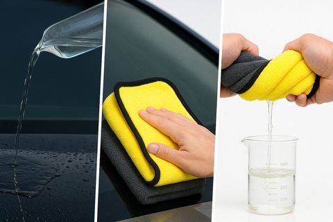 Ultra Micro Microfiber Vehicle Washing Cloth (Pack Of 2, 500 GSM) - Image 6