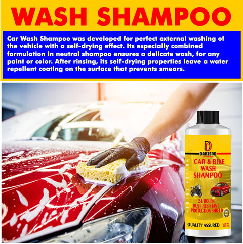 Darisdo Car Bike Wash Shampoo 500ml Car Washing Liquid Price in
