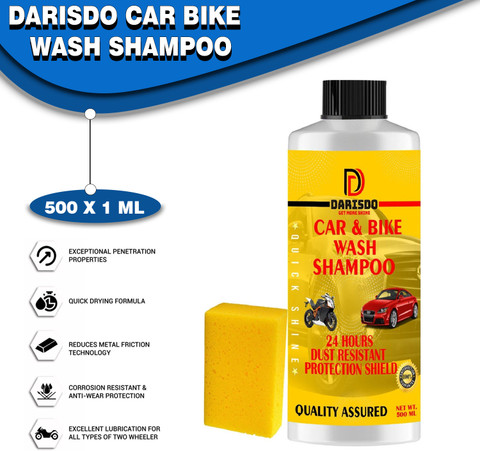 Darisdo Car Bike Wash Shampoo 500ml Car Washing Liquid Price in - Main Image