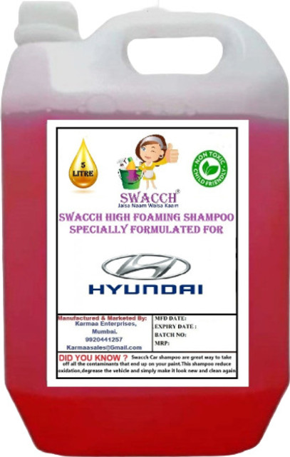 ASSURAN 旧Foamy Wash swacch High Foaming Car Shampoo Formulated For Hyundai i20