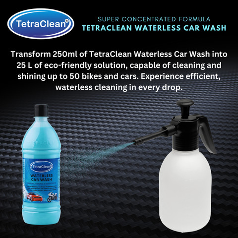 TetraClean High Foam Car Shampoo and Waterless Dry Car Wash