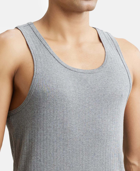 JOCKEY Men Vest - Buy Grey Melange JOCKEY Men Vest Online at Best