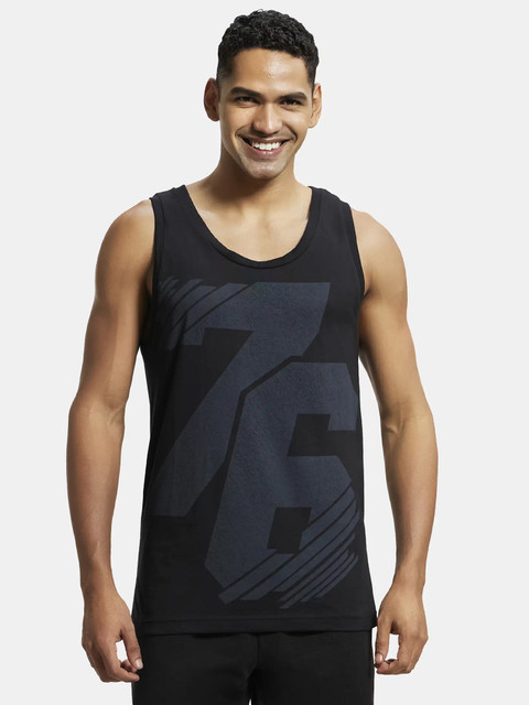 Jockey Sport Sleeveless T Shirt 76 JOCKEY Men Vest Buy Black
