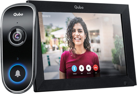 Qubo InstaView New-Age 2K WiFi Doorphone|Wireless Tab|2-Way Talk