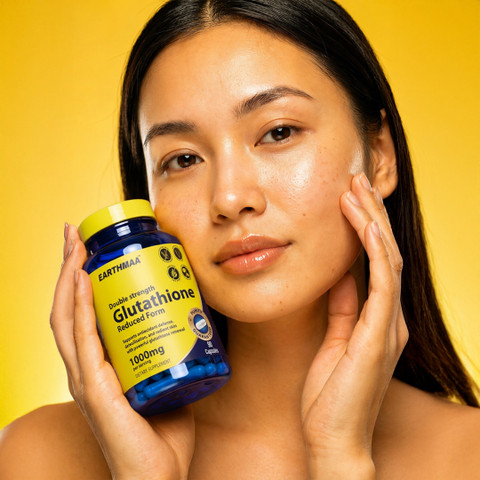 glutathione double strength earthmaa Double Strenght Glutathione 1000mg Reduced Antioxidant Glowing Skin Radiant Skin Price in India