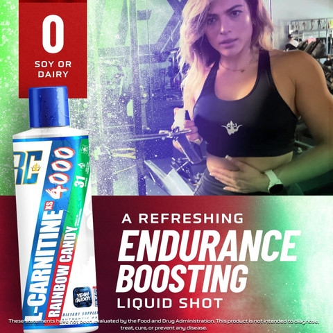 RONNIE COLEMAN Rainbow Candy Signature Series L-Carnitine 4000 Liquid|Stimulant  Free|Sugar Free Price in India