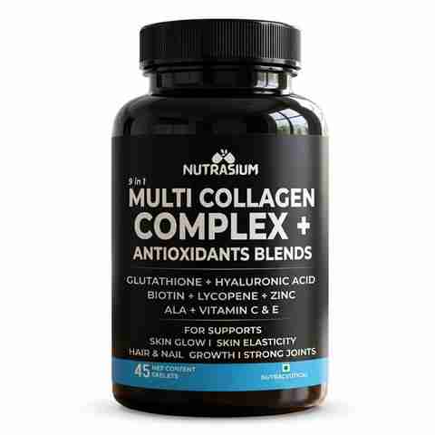 NUTRASIUM Multi Collagen with Glutathione & Biotin For Skin Hair & Nail  Price in India - Buy NUTRASIUM Multi Collagen with Glutathione & Biotin For  Skin Hair & Nail online at Flipkart.com