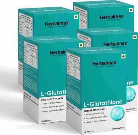 Herbal max L-Glutathione Tablet For Glowing Skin & Reduce Pigmentation For  Men & Women Price in India - Buy Herbal max L-Glutathione Tablet For  Glowing Skin & Reduce Pigmentation For Men &