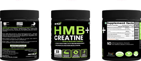NutriJa HMB + Creatine Supplement - Natural Muscle Building