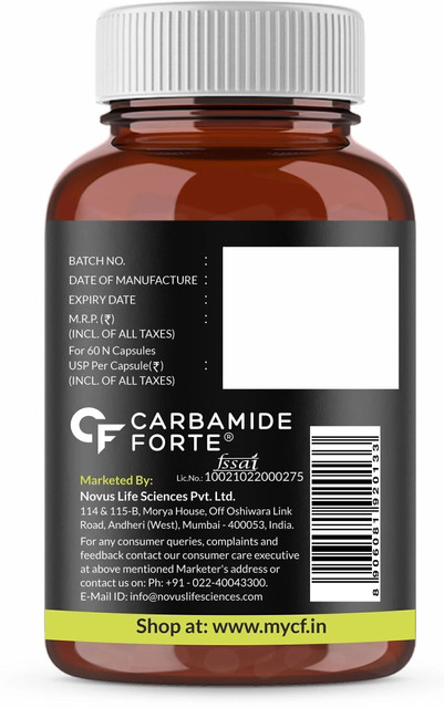 CARBAMIDE FORTE L-Carnitine L-Tartrate Supplement for Fat Loss with 1000mg  for Men & Women Price in India - Buy CARBAMIDE FORTE L-Carnitine L-Tartrate  Supplement for Fat Loss with 1000mg for Men &