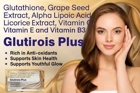 GENFORD Glutathione, Grape Seed, Vitamin c and E and B3 Glutirois Plus  Price in India