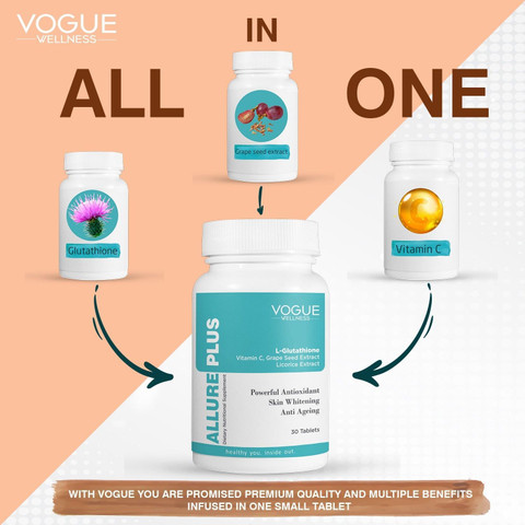 white allure glutathione Glutathione, 120 Capsules main image 1