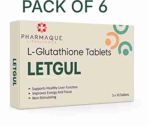 l gioele glutathione tablets GNC - 60 Count PHARMAQUE LIFESCIENCE Letgul L-Glutathione Tablets