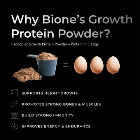 Bione Height Growth Protein Powder for Muscle Development, Support ...