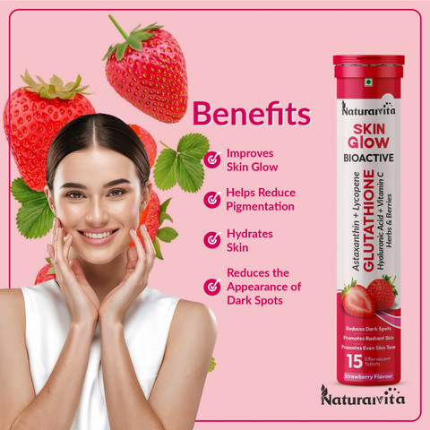 glutathione vitamin c benefits NaturalVita 500mg Glutathione & Vitamin C for Healthy Radiance, Bright &  Glowing, Skin Glow Price in India