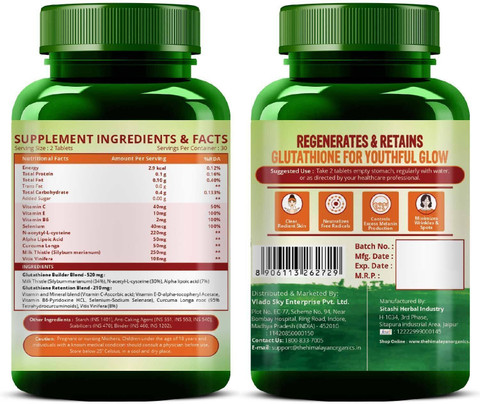 himalayan organics glutathione builder Vlado's Himalayan Organics Glutathione Builder - 60 Veg Tablets Price in  India - Buy Vlado's Himalayan Organics Glutathione Builder