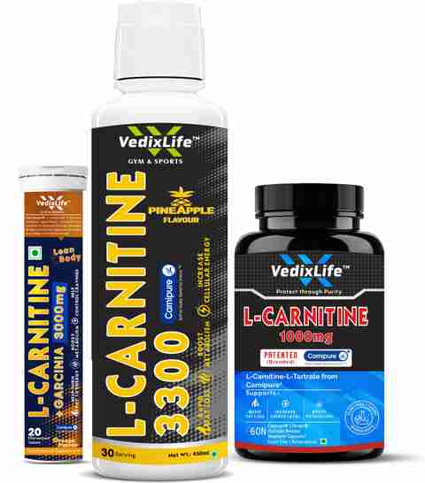VedixLife Weight Loss Kit | L-Carnitine Liquid, Capsule, Effervescent Tablet  Price in India - Buy VedixLife Weight Loss Kit | L-Carnitine Liquid,  Capsule, Effervescent Tablet online at Flipkart.com