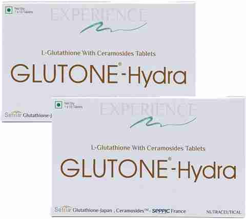 Glutone -Hydra | Setria Glutathione & Ceramosides Tablets for Dry&Glowing  Hydrated Skin Price in India - Buy Glutone -Hydra | Setria Glutathione &  Ceramosides Tablets for Dry&Glowing Hydrated Skin online at Flipkart.com