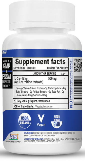l carnitine 1470 mg pills L-Carnitine Tartrate
