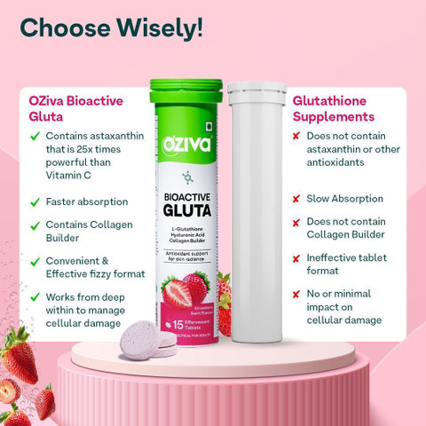 OZiva Bioactive Gluta Fizzy (Strawberry Swirl) To Reduce Pigmentation, 5 Antioxidants Price in India - Buy OZiva Bioactive Gluta Fizzy (Strawberry Swirl) To Reduce Pigmentation, 5 Antioxidants online at Flipkart.com OZiva Bioactive Gluta Fizzy (Strawberry Swirl) To Reduce Pigmentation, 5 Antioxidants Price in India - Buy OZiva Bioactive Gluta Fizzy (Strawberry Swirl) To Reduce Pigmentation, 5 Antioxidants online at Flipkart.com