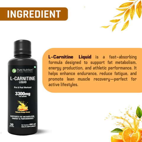 Pure Nutrition L-Carnitine Liquid 3300 mg | Fat Metabolism & Energy Support  | 900ml Price in India - Buy Pure Nutrition L-Carnitine Liquid 3300 mg | Fat  Metabolism & Energy Support |